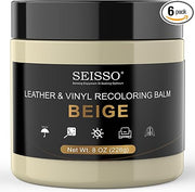 SEISSO Beige Leather Repair Kit – Vinyl Dye for Furniture, Car Seats, Shoes & Sofa