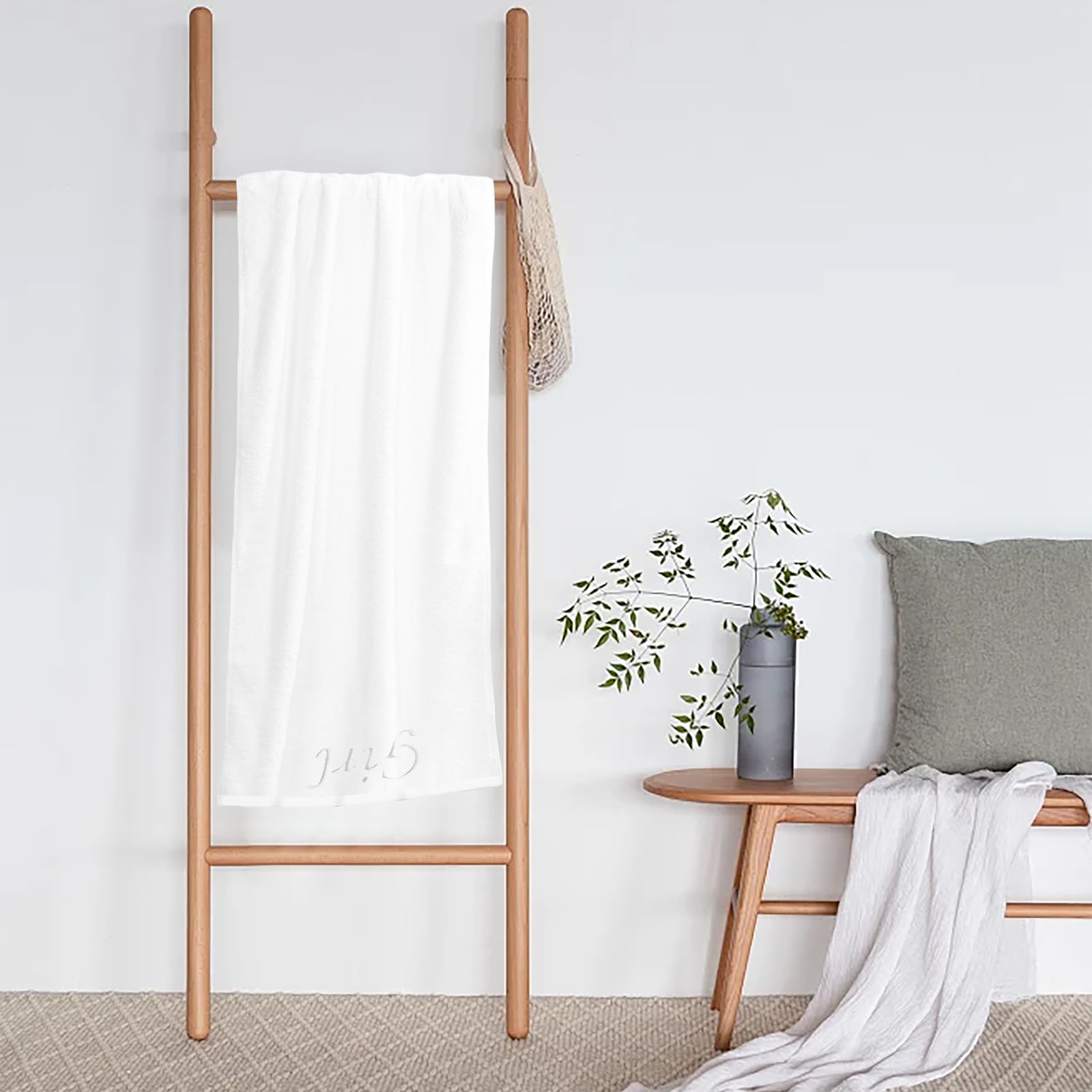 Premium 100% Cotton Bath Towel 600 g/m² – Oversized 70×140 cm | SEISSO Personalised Gift, Perfect for Mum