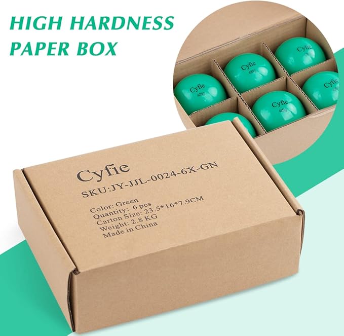 Cyfie Heavy Weighted Baseball/Softball Training Balls – 6 Pack for Hitting, Pitching & Throwing Practice