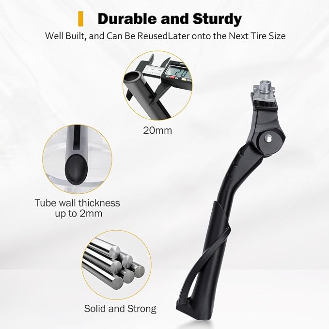 Cyfie Adjustable Bike Kickstand for 18-22"/22-26" Kids and Adult Mountain Road Bikes