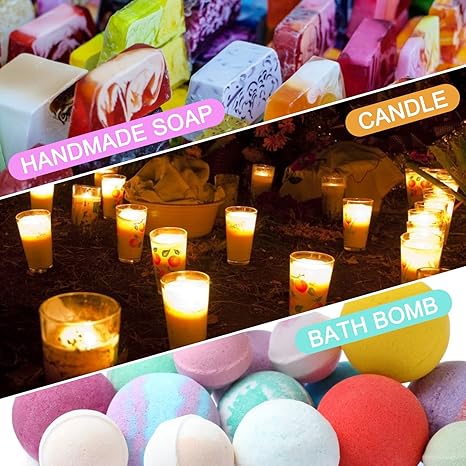 SEISSO Mica Powder 24 Colors 10g Each for Resin Soap Bath Bomb Lip Gloss Nail Polish Makeup DIY Crafts