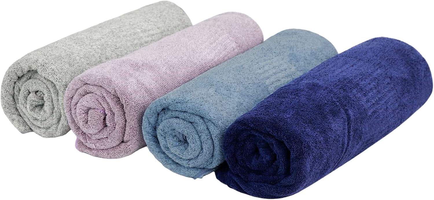 SEISSO Bath Towels 35x63 Inch Soft Quick-Dry Luxury Bath Sheets(2/4pcs)