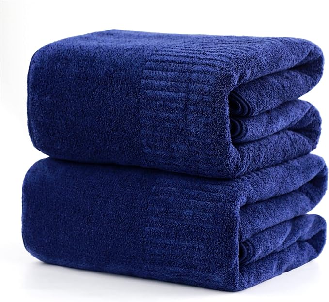 SEISSO Bath Towels 35x63 Inch Soft Quick-Dry Luxury Bath Sheets(2/4pcs)