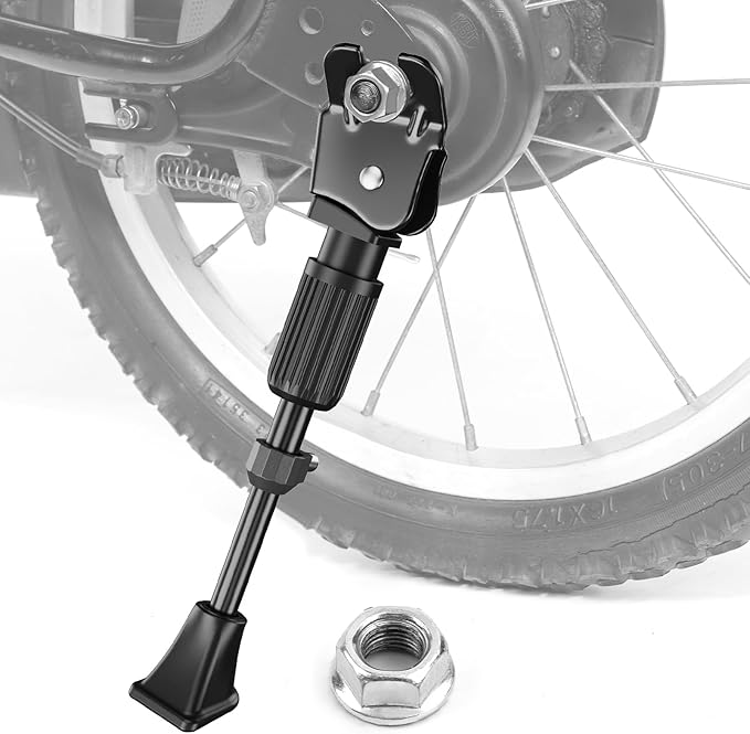 SEISSO Adjustable Kids Bike Kickstand, Rear Mount for 12"-20" Wheels