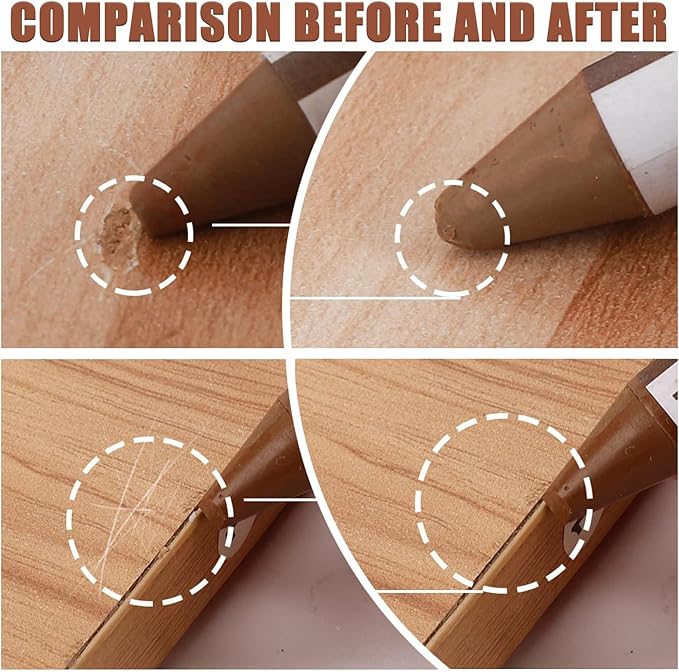 SEISSO Wood Furniture Repair Kit – 39pcs Markers & Fillers