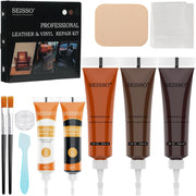 Premium 12-Color Leather Repair Kit – Restore Genuine, PU & Italian Leather for Furniture and Auto Interiors