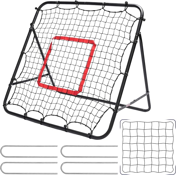 CYFIE Adjustable Soccer & Multi-Sport Rebounder Net – Football, Baseball, Volleyball Training for Kids & Adults