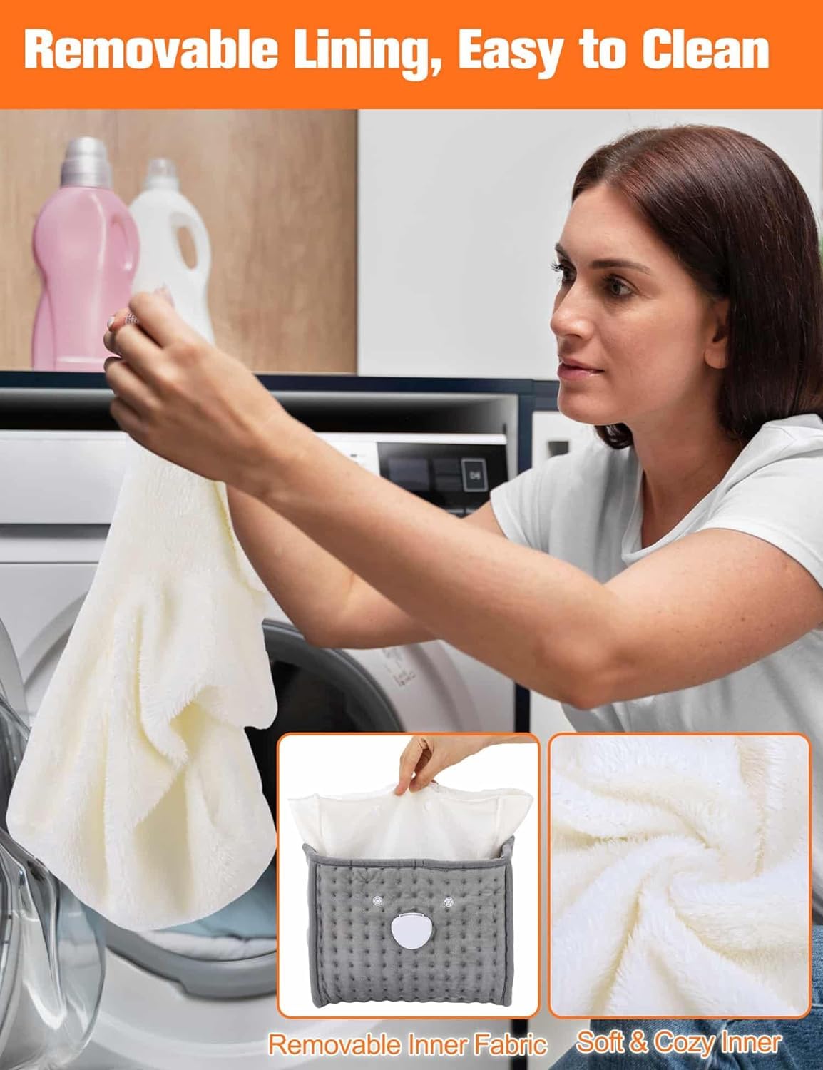 US Plug – Double-Speed Heating Foot Warmer, Adjustable 10 Levels, Multi-Safety Protection | CYFIE