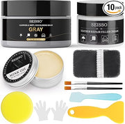 SEISSO Gray Leather Repair Kit – Furniture & Car Seat Scratch Restorer