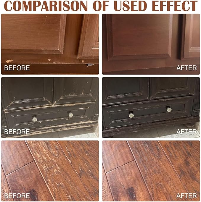 SEISSO 12 Colors Wood Furniture Repair Kit – Scratch Filler & Touch Up