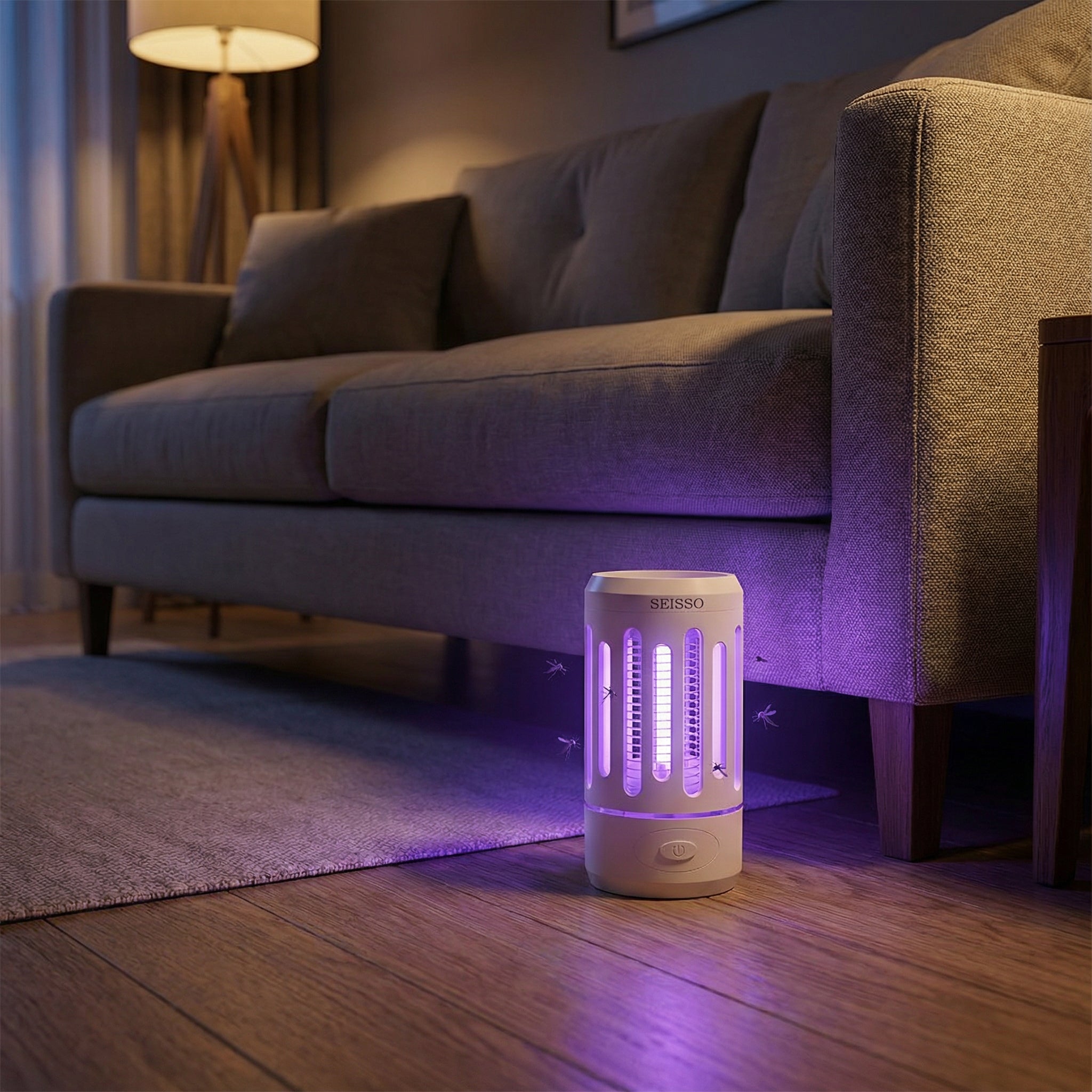 SEISSO Electric Insect Killer – USB Rechargeable Indoor & Outdoor Mosquito Trap