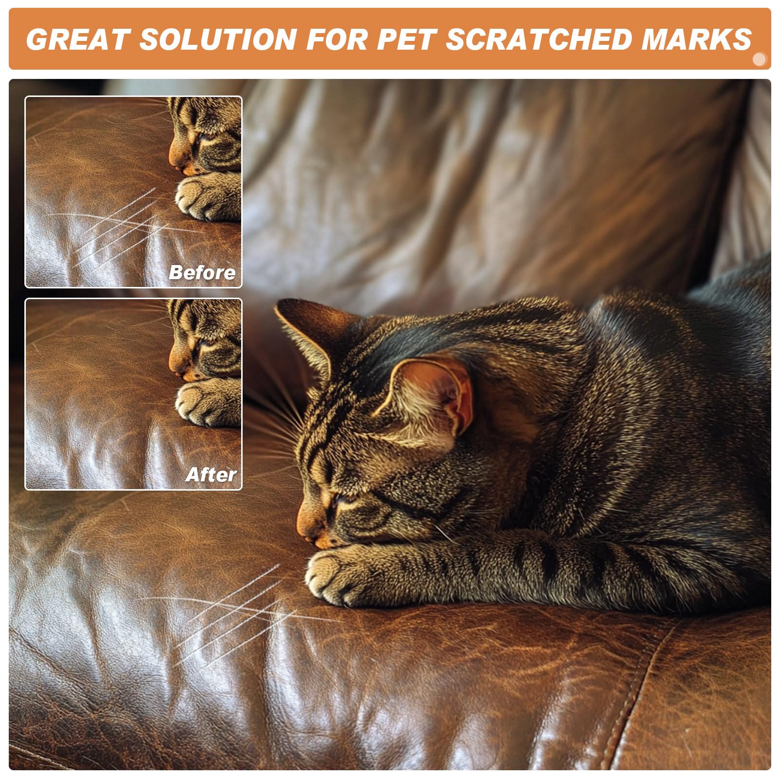 Premium 12-Color Leather Repair Kit – Restore Genuine, PU & Italian Leather for Furniture and Auto Interiors