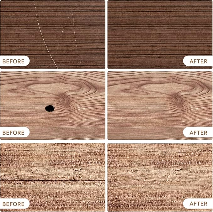 SEISSO Wood Furniture Repair Kit, 8 Colors Markers & Fillers for Scratches – 20 PCS