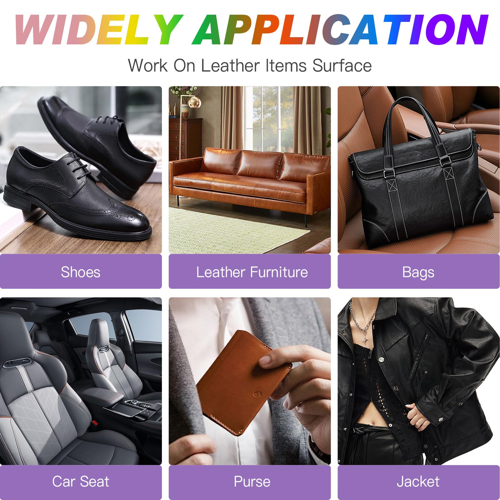 Premium 12-Color Leather Repair Kit – Restore Genuine, PU & Italian Leather for Furniture and Auto Interiors