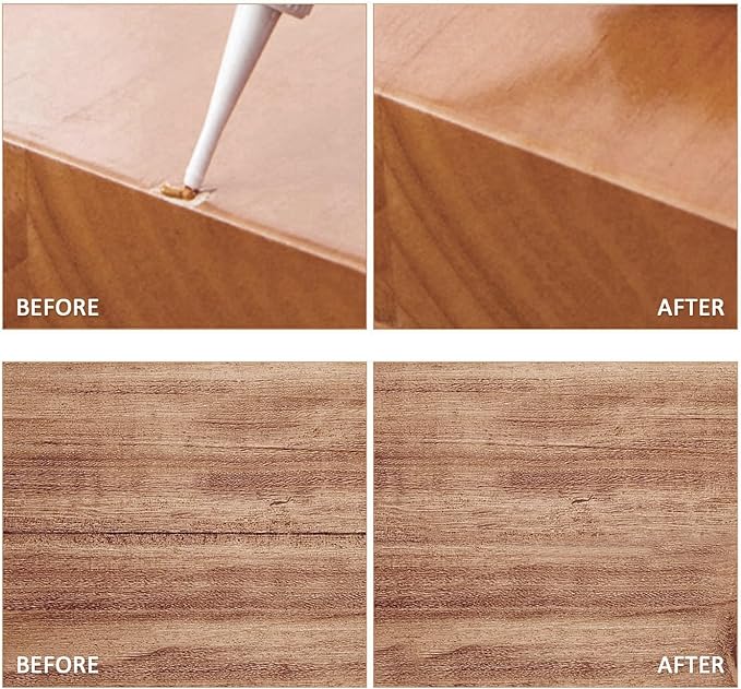 DEWEL Wood Furniture Repair Kit, 12 Colors Touch Up for Scratches & Stains