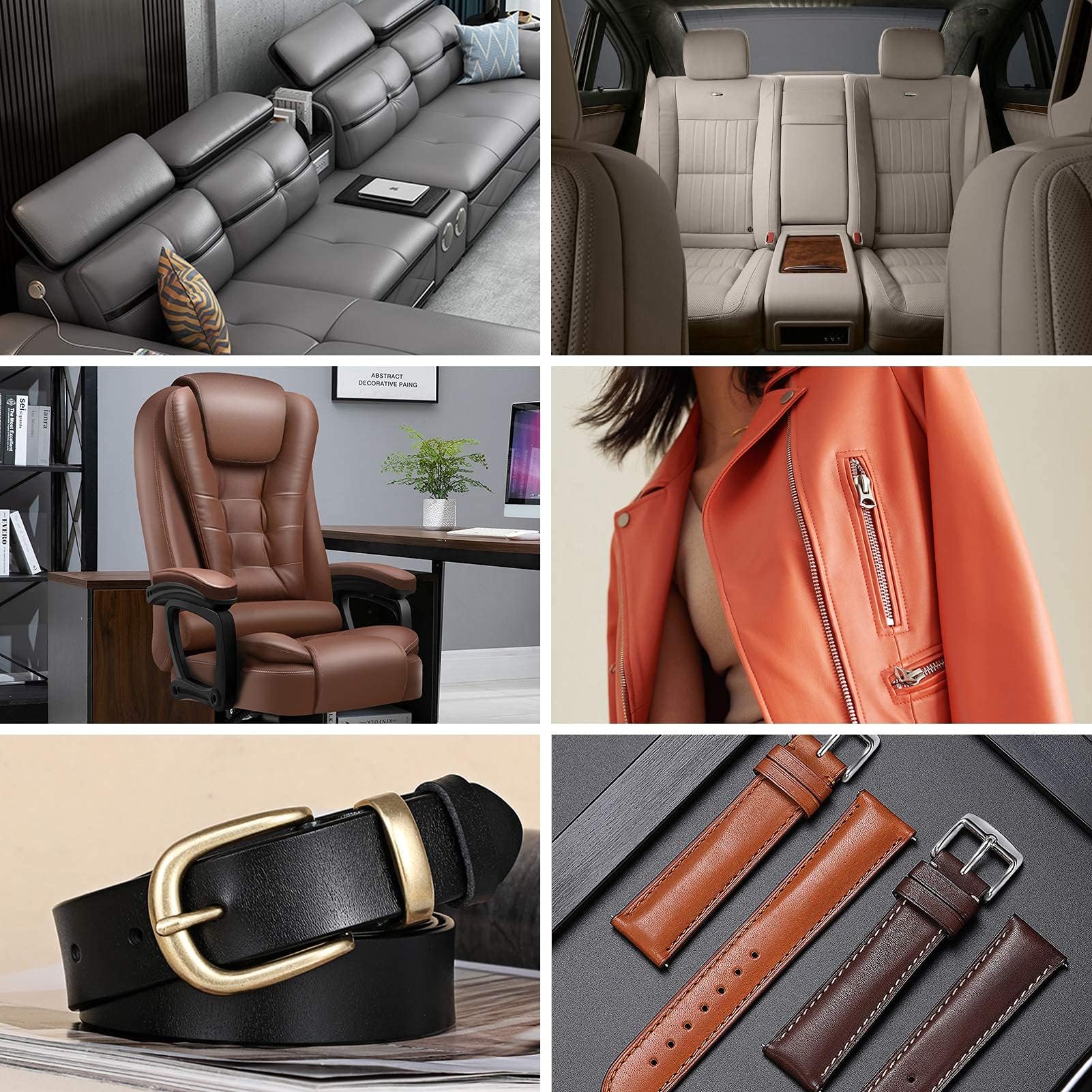 Premium 12-Color Leather Repair Kit – Restore Genuine, PU & Italian Leather for Furniture and Auto Interiors