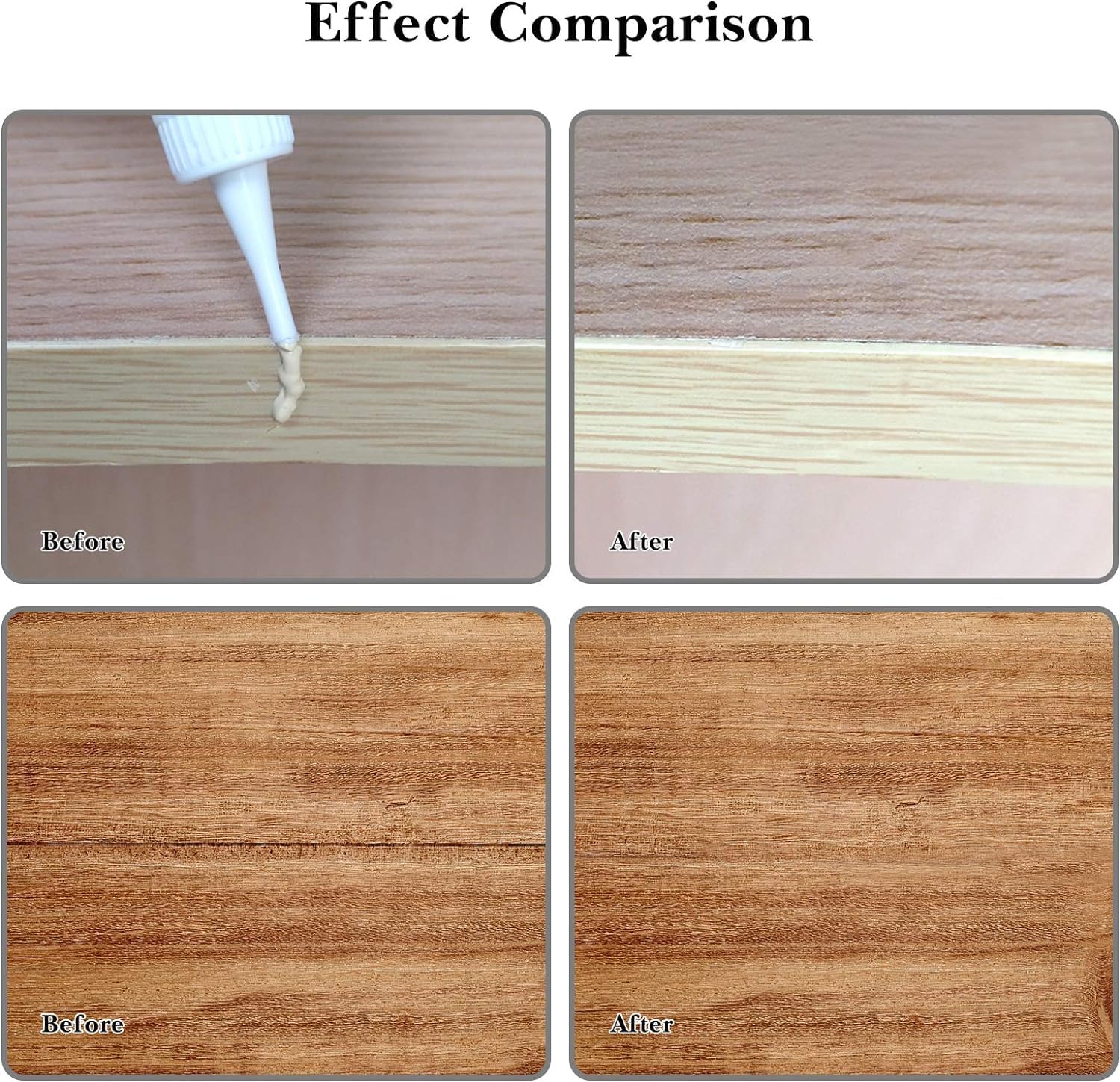 SEISSO Wood Repair Kit – 12 Colors Touch-Up for Scratches & Cracks