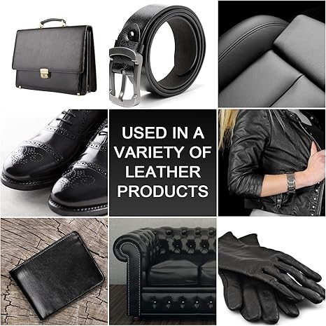 SEISSO Black Leather Repair Kit – Recoloring Balm for Furniture, Couch, Car Seat, Boots