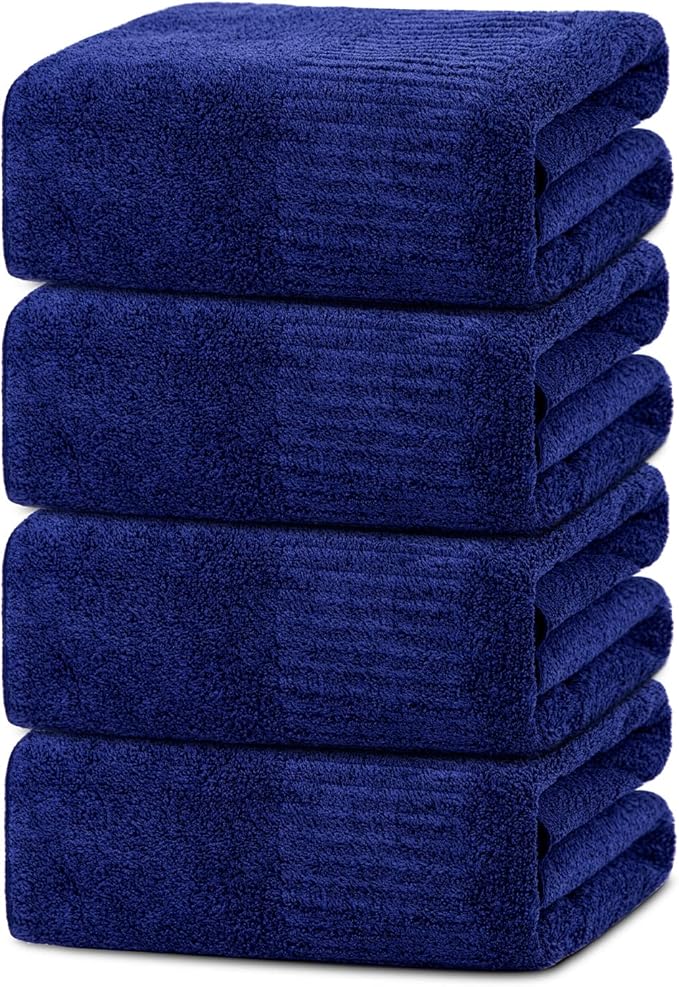 SEISSO Bath Towels 35x63 Inch Soft Quick-Dry Luxury Bath Sheets(2/4pcs)