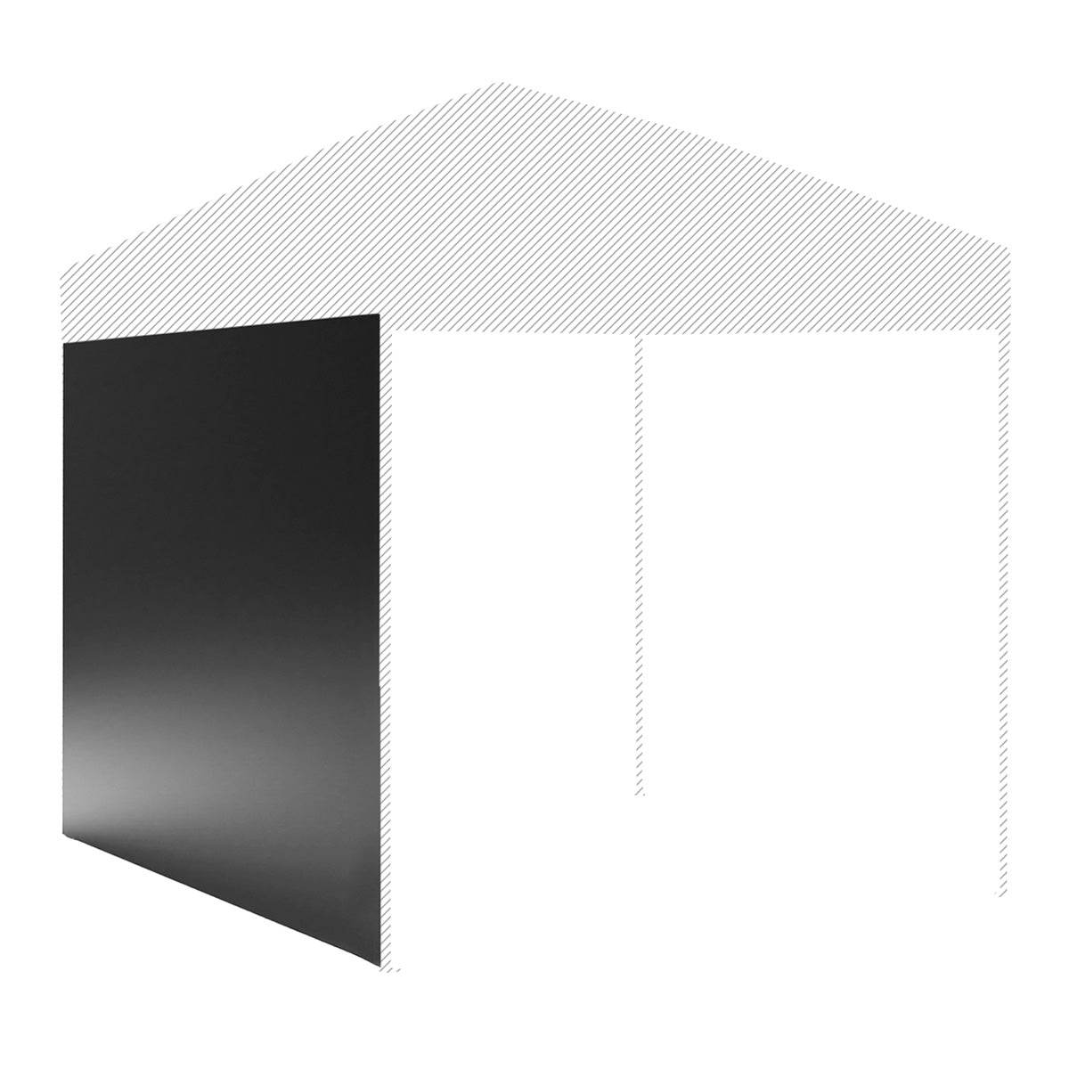CYFIE 10x10ft Pop Up Canopy Tent with Sidewall & Sandbags